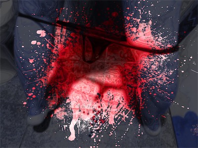 Sex Period — Just think about what those two words mean. Maybe flip them around the other way. And think about what it is that I'm taking a photo of. And then look at the floor. And then I took that and made it into a piece of artwork. This was after we had gotten back together for a little while, after having been apart for a considerable amount of time.
