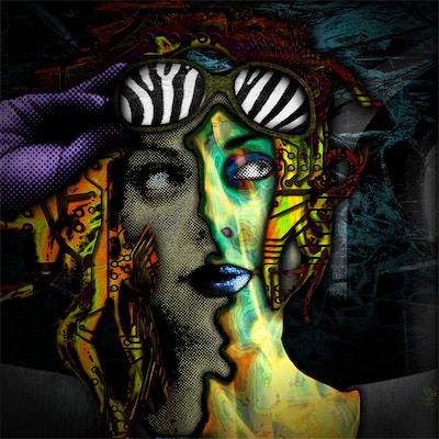 New Life — I think a part of me was fully starting to grok the idea that I was not gonna be in the picture anymore. So I went kind of hardcore on this one, hoping my artistic magic would maybe have an effect, and I think I came up with one of the best digital art portraits I've done. I'm still quite taken aback when I see this one.