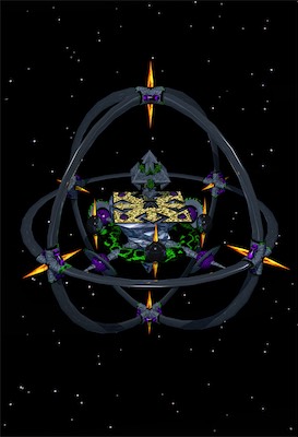 The Vortex II — Same vortex space, different render, newer version of the program. Much bigger render. Fully printable. Lovely space.