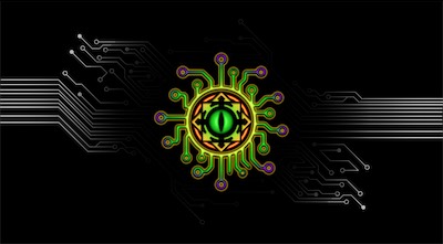 Chaos Circuit Eye | O.G. 2 Wide — Same idea as the previous one, but with an updated gradient style. Still just exploring.