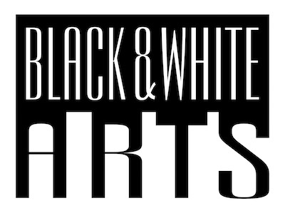 Black & White Arts — At a later point, after ©haos Gallery ran its course after about a year, I moved in to a house with that same relationship, and we decided to call it Black and White Arts. I guess another homage to the binary nature of reality, and this is what I came up with.