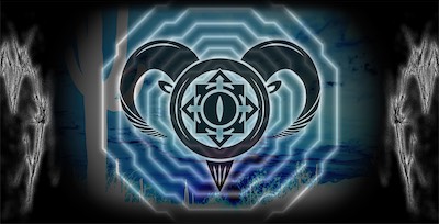 Resonant Panarchy — This was a bit of artwork I created using the Pan's Chaos logo for a trip to Saguaro Man, a burner event in Phoenix, where we were bringing The Chaos System (sound system) out to. Just went with what came to me. I came up with the name Resonant Panarchy for our space.