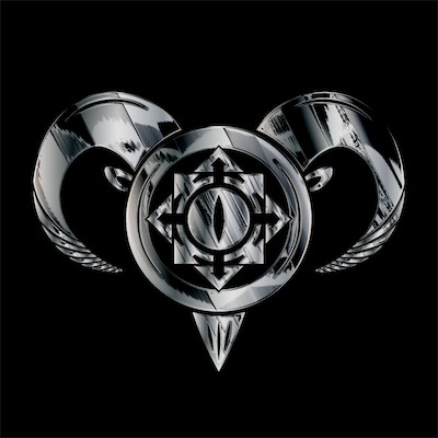 Pan's Chaos Chrome 01 — Many years later, my friend Joe died. He was the one who wanted me to create this logo for Pan Productions. When I was looking through a bunch of pictures of him, and the logo came up, I kind of went on a bender and decided to do a bunch of treatments in Illustrator. And that's what follows. All in chrome or variations thereof.