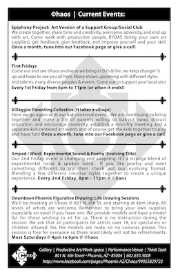 ©haos 3rd Ad Back — And one more, showing a lot of repeated event types, which makes sense, with changes where they matter, and information updated for each event.