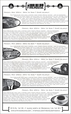 Aug 2007 — I'm not even sure this was for August 2007, or Friday, May 25th. I think this was just an alternative design that I came up with but was perhaps never used. However, I had it in my archives and I like the way it looks, so I'm including it. The only thing that I would change for sure is that the outer borders where the images are should be the same thickness as the main bar going around. Otherwise, I think it's good.