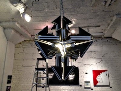 Chaos Scuplture II — A different angle at that same show at the Ice House. I probably should have shot it after a bit of setup so a ladder wouldn't have been in the background, but it is what it is.