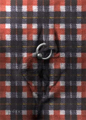 Kitty | Plaid — Now it's made out of plaid. It's a fabric with a ring sticking out of it. Does it bother you less now? Is it more weird or less weird? I just think it's interesting. Let's check out the next one.