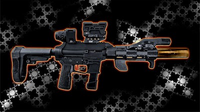Extar EP9 Build | Penultimate Cohesion Render — This is probably the second to last version of what this will look like as an incomplete system before a final version of it is created that is the actual final form. The difference between this one and the last one is that almost everything on this one is real, except for one thing, and that is the suppressor. I'm still waiting on ATF approval for that. I have also received ATF approval for turning this into an SBR. So, in the next iteration, I no longer have to avoid photographing and working with this with an actual stock that I have purchased for it while still feeling comfortable superimposing and imagining the exact same stock onto a photograph that I've grabbed from online, because one is a model and one is actually showing something that really exists.